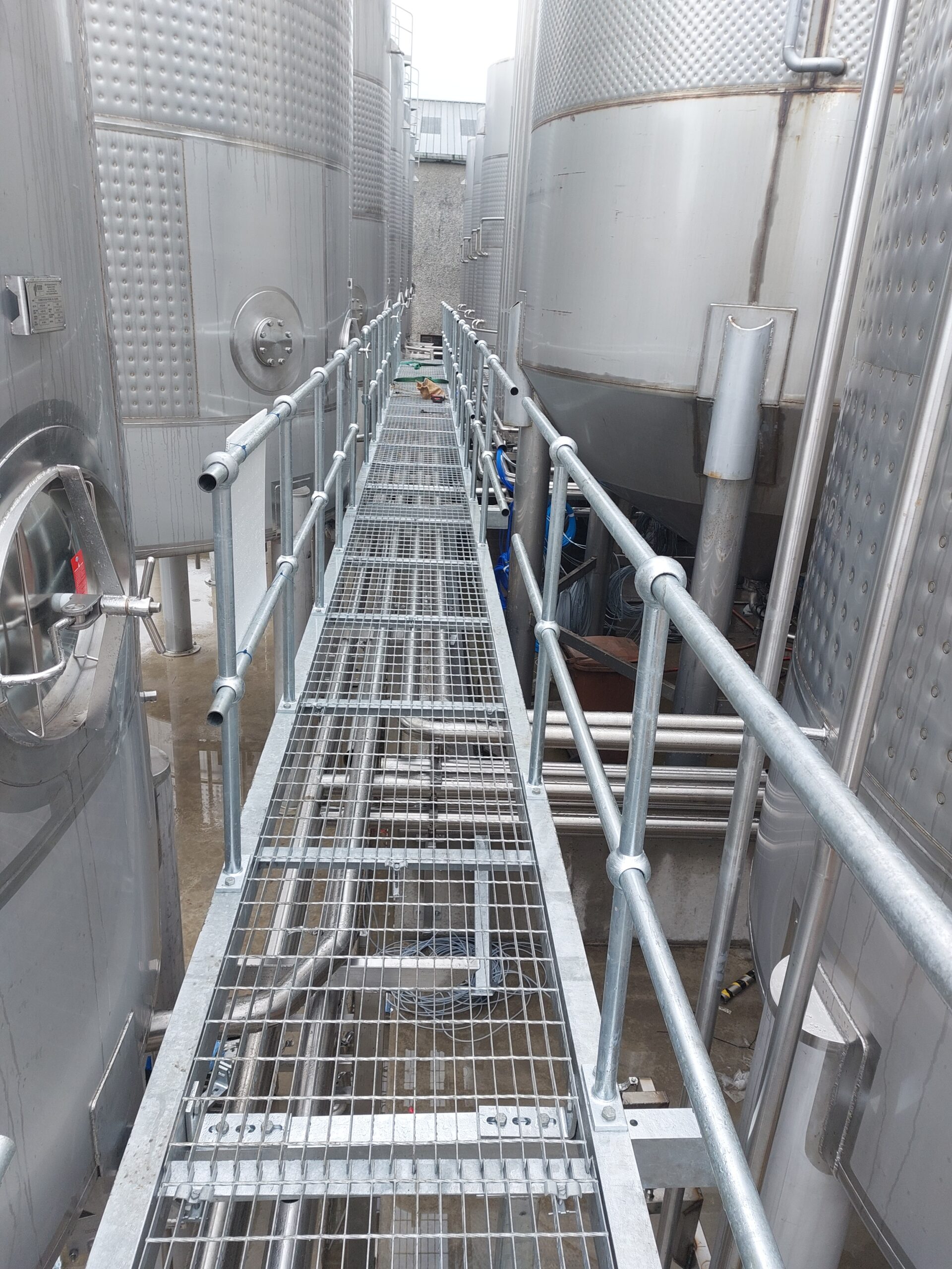 Custom steel installation by the Marmion Engineering team