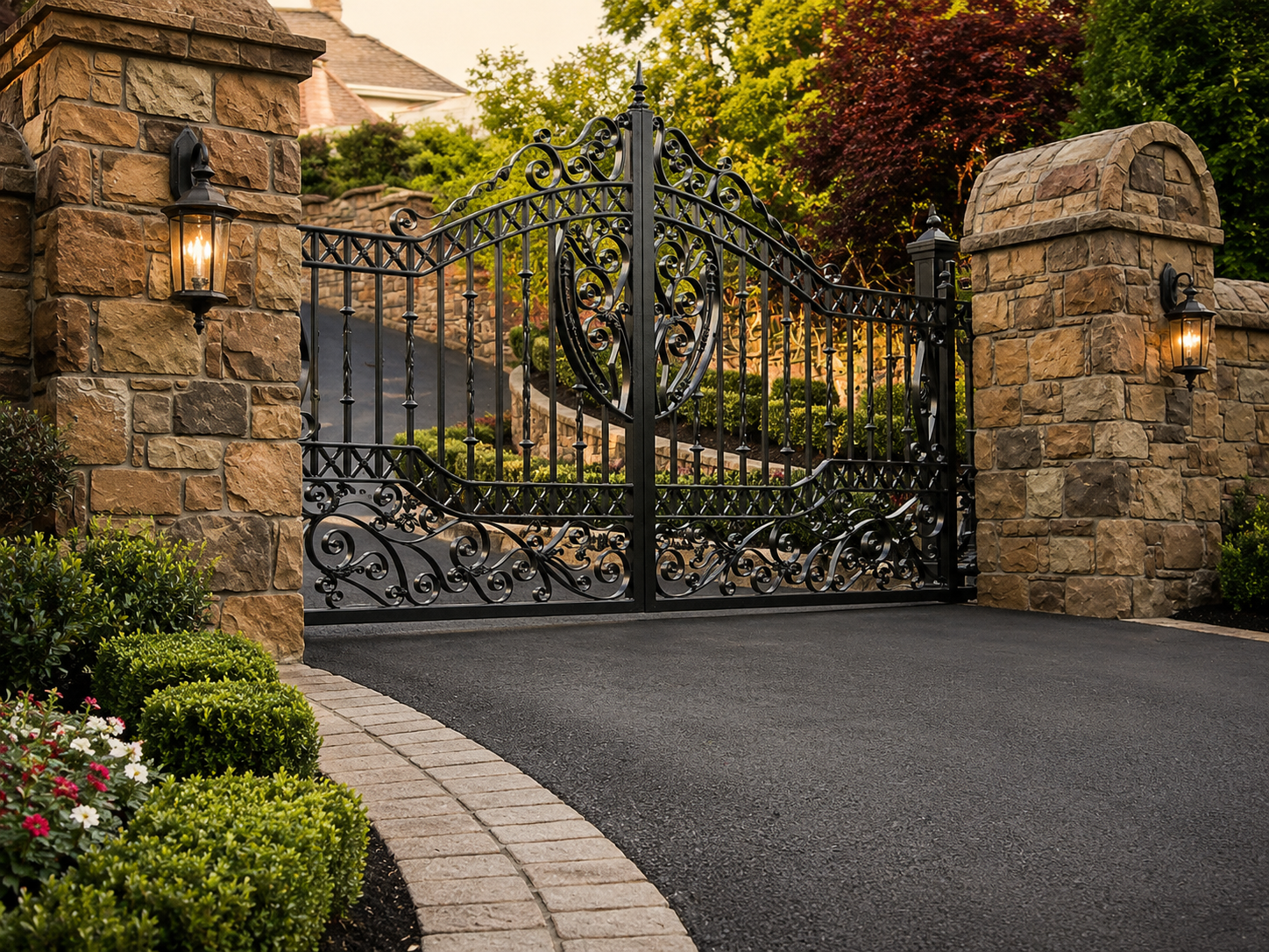 Luxury entrance gates — see our honest gate cost guide